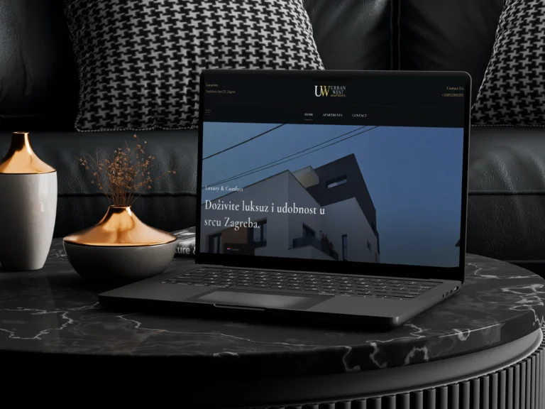 Primjer web stranice za luksuzne apartmane cijena web stranice već od 500 eura